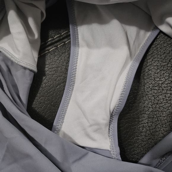 Cupshe One Pice Bathing Suit Gray Blue Size Large - Picture 4 of 4